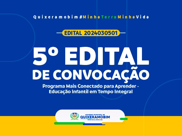 EDITAL DE CONVOCAÇÃO N° 2024043001