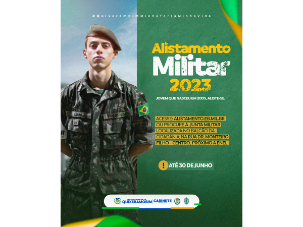 Atenção, se você nasceu em 2005, chegou a hora de fazer o seu Alistamento  Militar