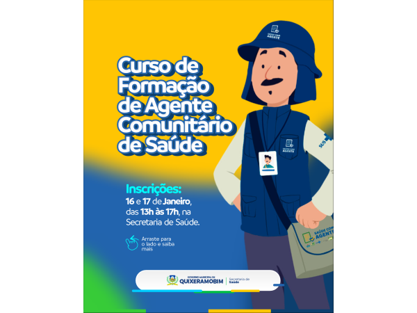 Curso Online de Agente Comunitário de Saúde Grátis