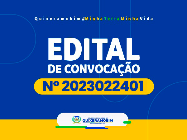 EDITAL DE CONVOCAÇÃO Nº 2023022401