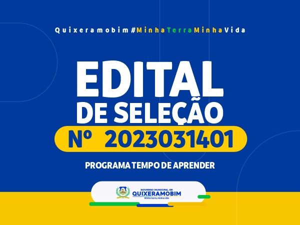 EDITAL DE SELEÇÃO Nº 2023031401